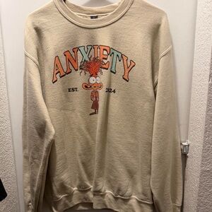 Disney Crewneck Sweater 'ANXIETY'